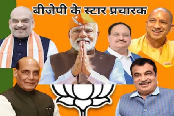 भाजपा ने जारी की स्टार प्रचारकों की सूची, पीएम मोदी व अमित शाह सहित ये 40 दिग्गज