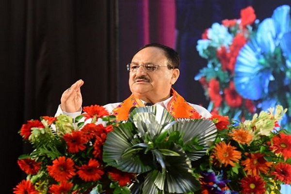 कांग्रेस ने दुर्भावनापूर्ण कारणों से सरदार पटेल के योगदान की अनदेखी की, जेपी नड्डा का आरोप